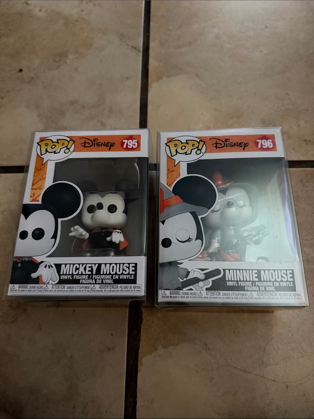 Funko Pop! Mickey Mouse and Minnie Halloween set